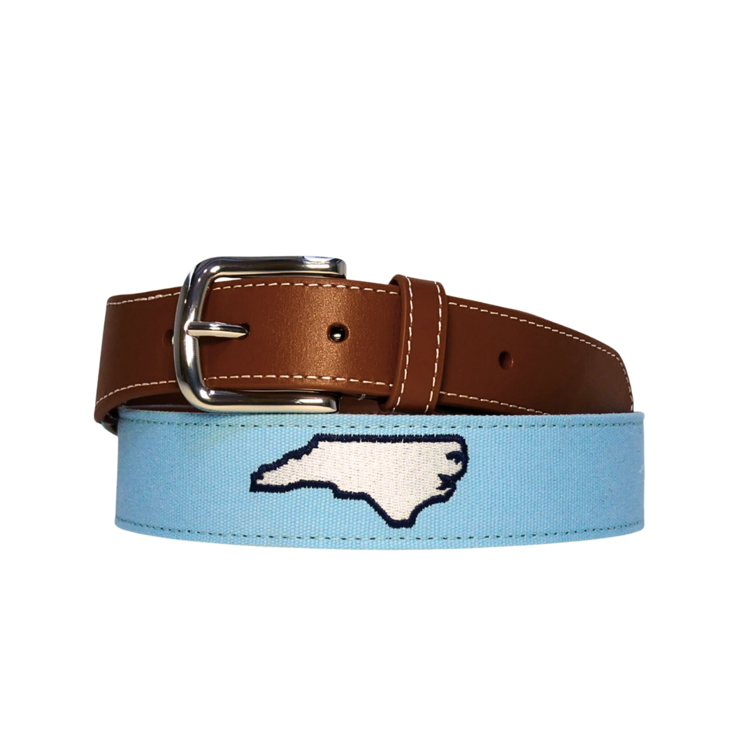 The Argyle Embroidered Belt