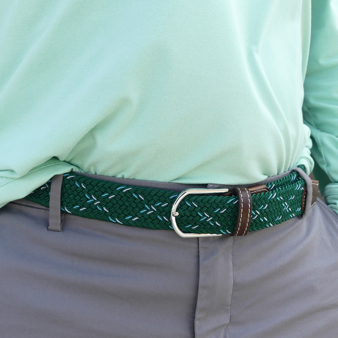 The Magazine Woven Stretch Golf Belt