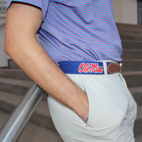 Ole Miss Navy Needlepoint