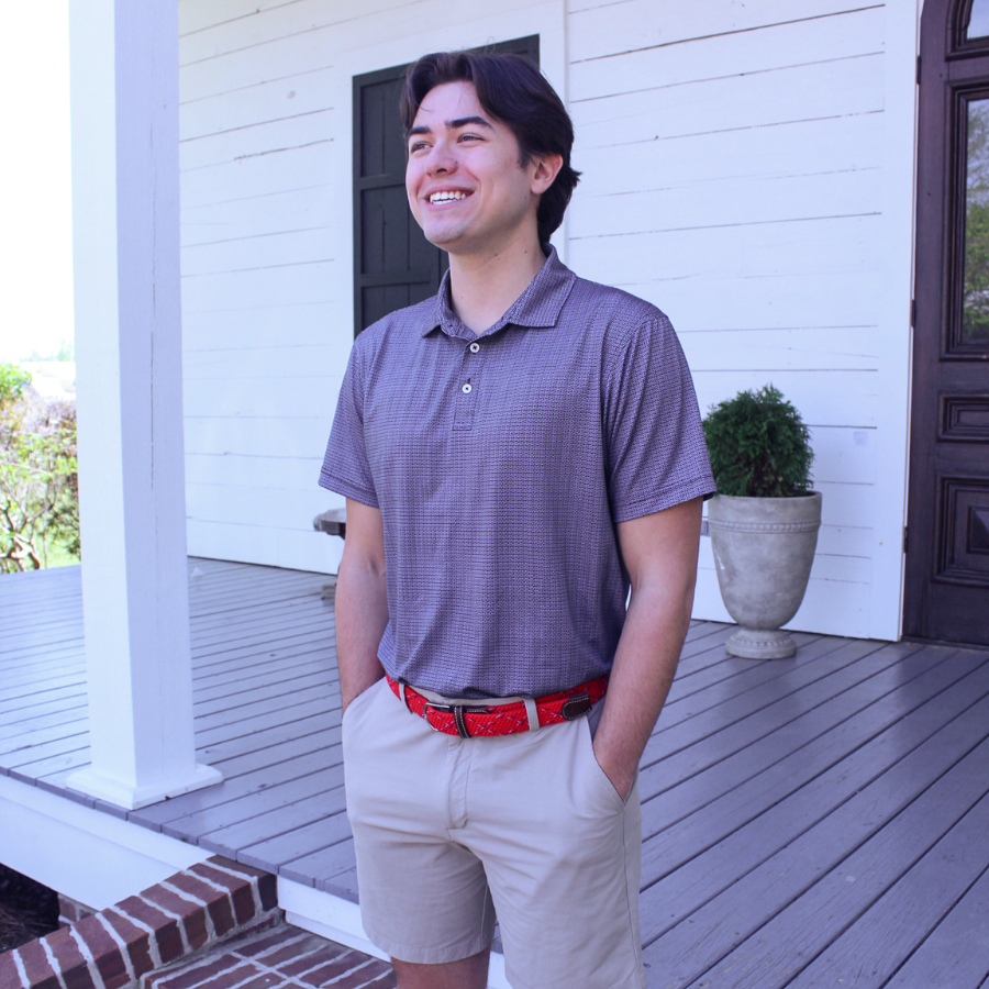 The Lamar woven stretch belt