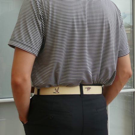 The Mallard Embroidered Belt