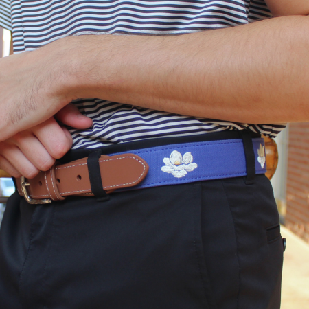 The Magnolia State Embroidered Belt