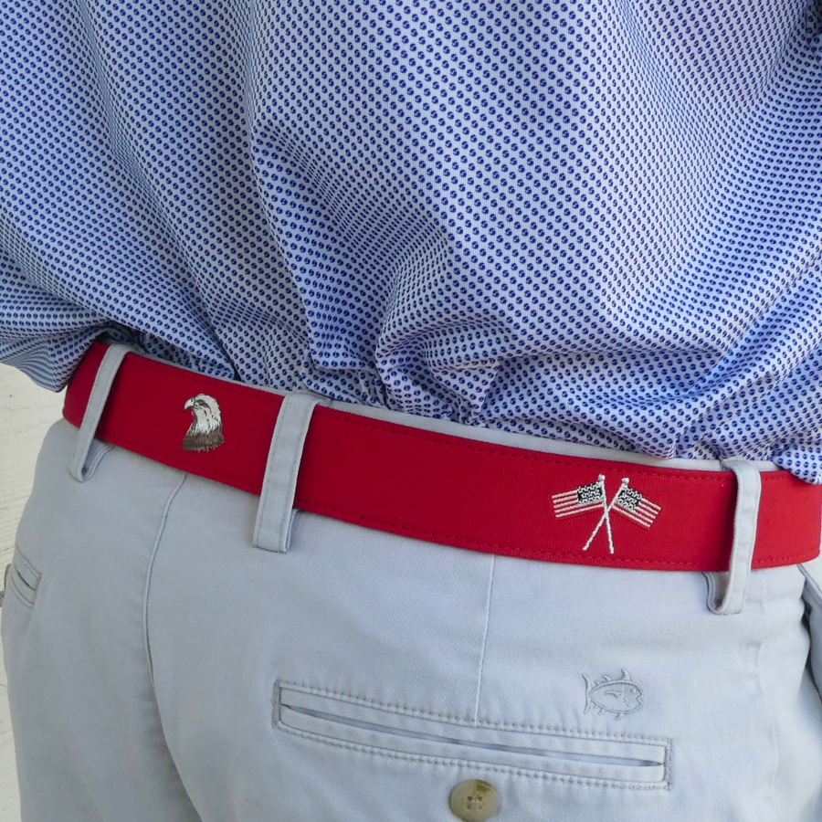 The Olympic Embroidered Belt