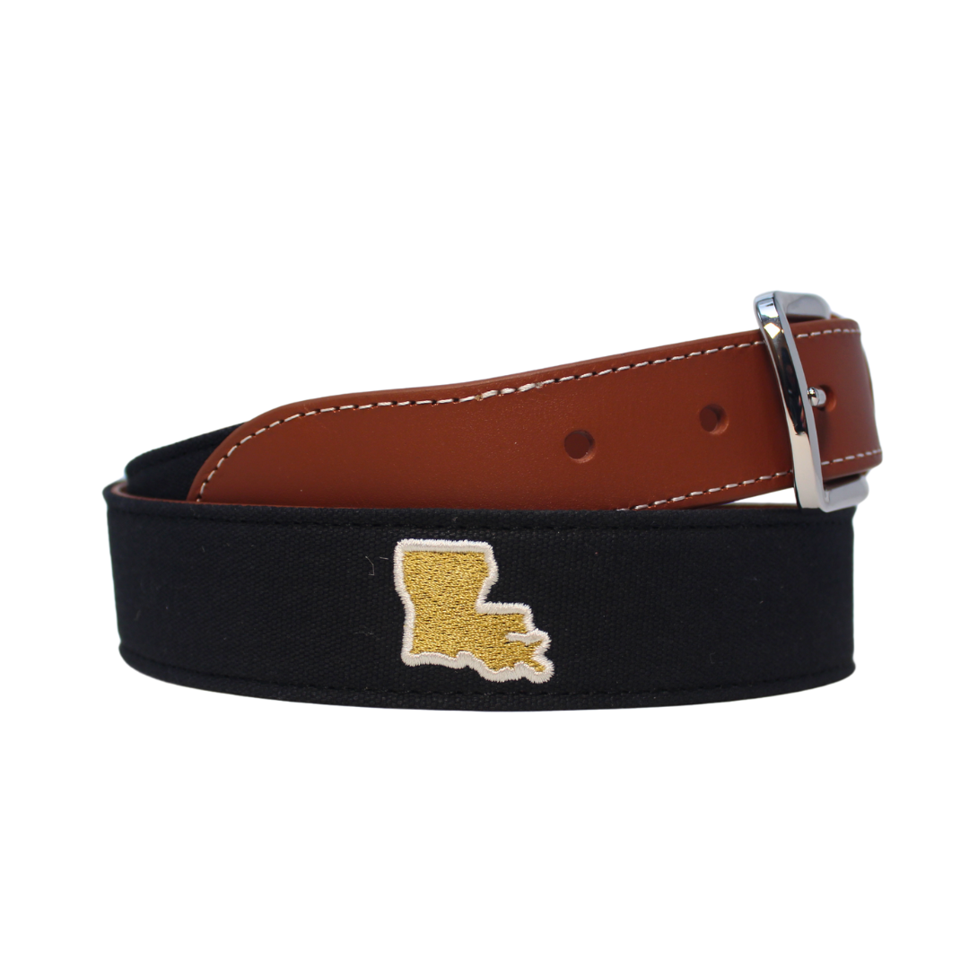 The Poydras Embroidered Belt