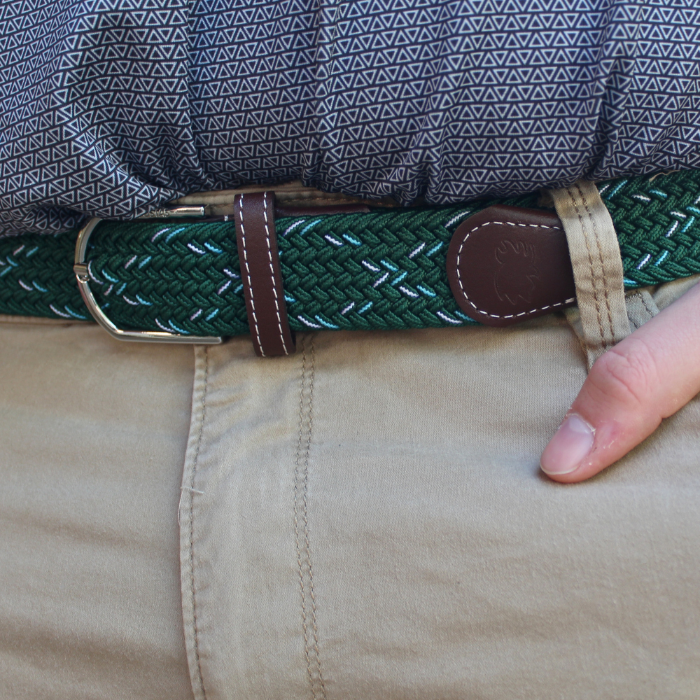 The Magazine Woven Stretch Golf Belt