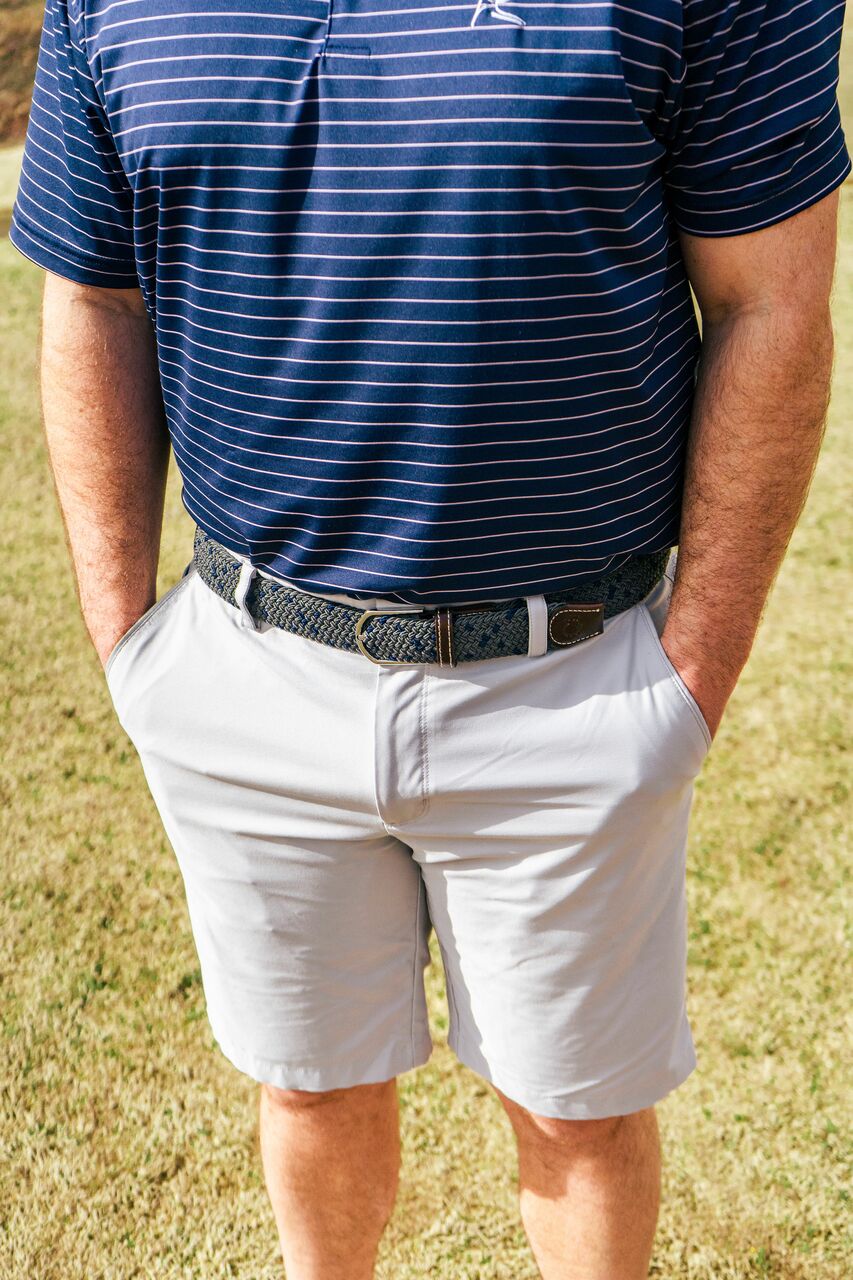 The Boulder Woven Elastic Stretch Golf Belt
