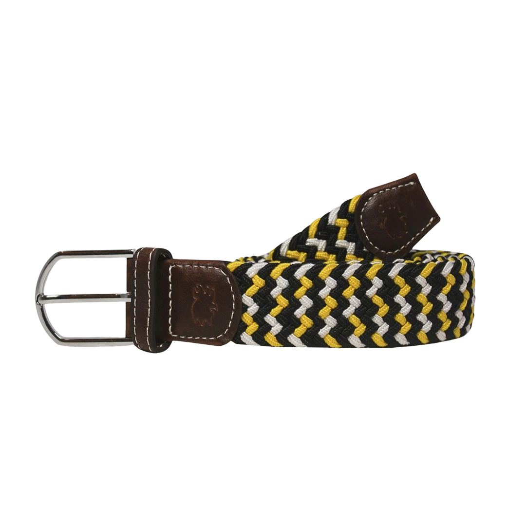 The Chesapeake Two Toned Woven Elastic Stretch Belt- LAST CHANCE