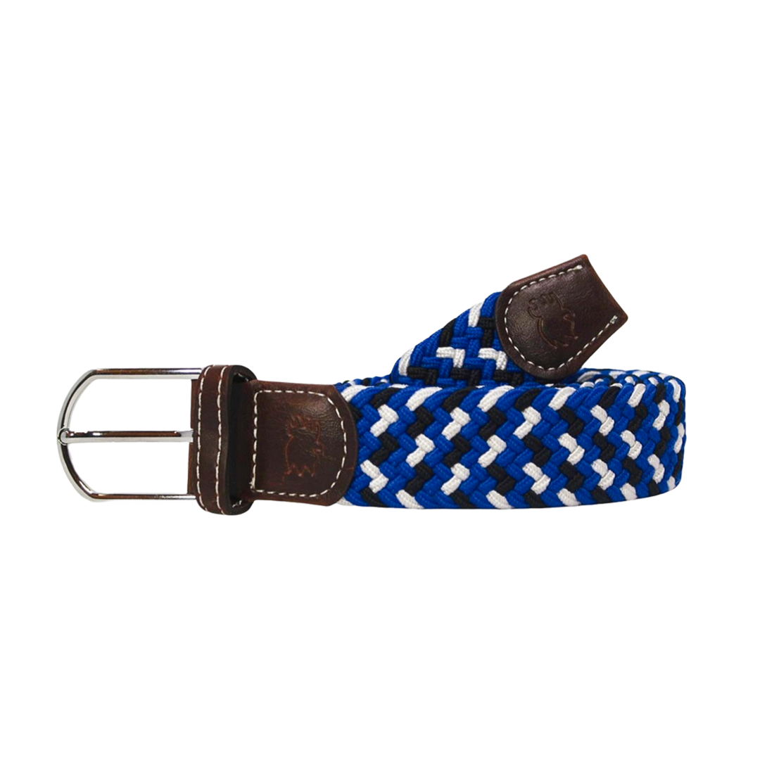 The Jupiter Two Toned Woven Elastic Stretch Belt