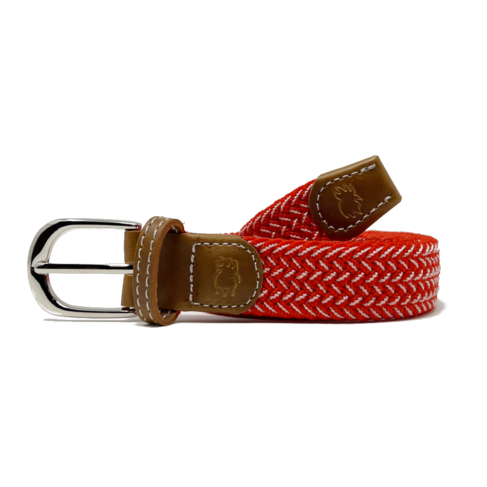 The Poinsettia Women's Woven Stretch Belt