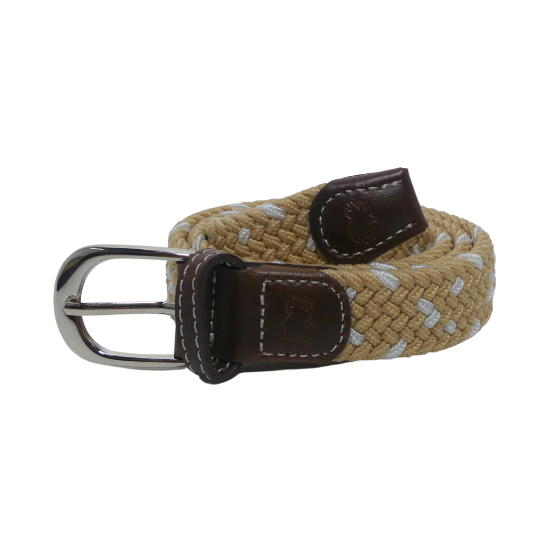 The Lil' Monterey Kid's Herringbone Woven Stretch Belt