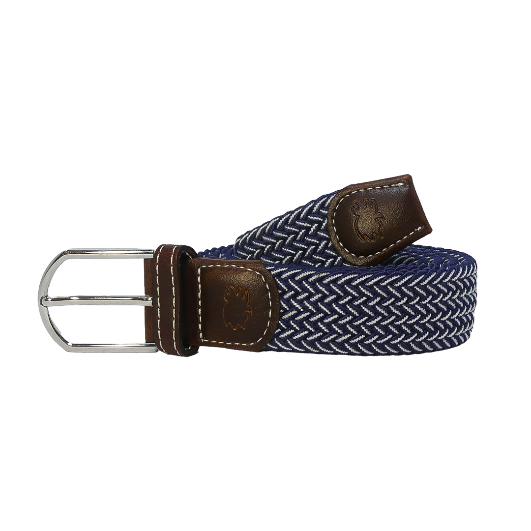 The Ponte Vedra Two Toned Woven Elastic Stretch Belt