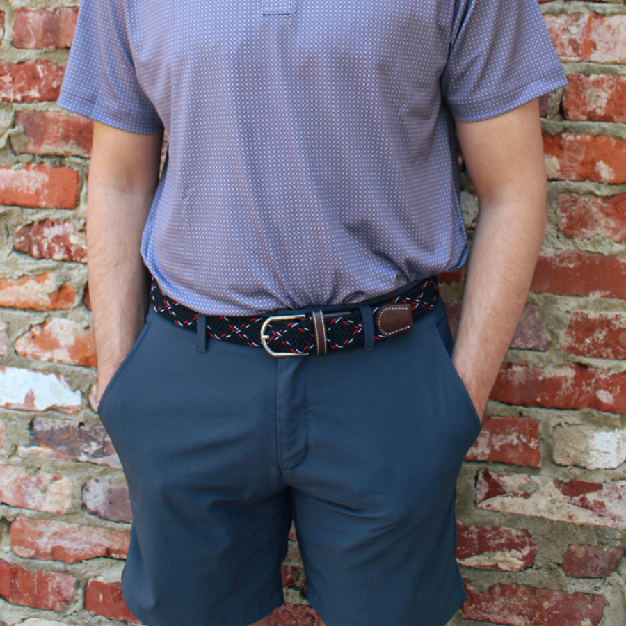 The Oconee Woven Stretch Golf Belt