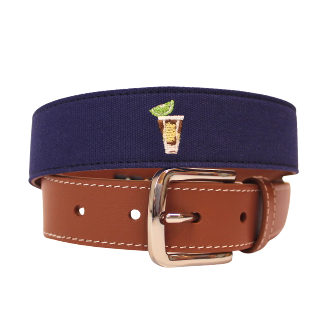 The 5 O'clock Embroidered Belt