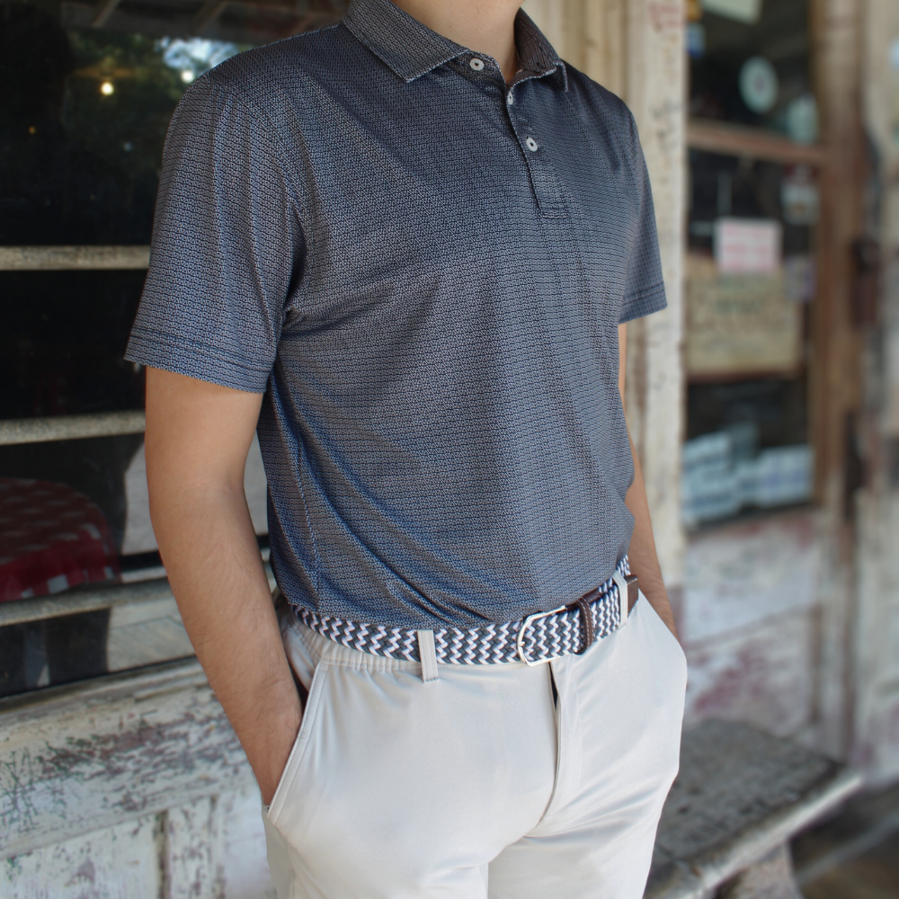 The Aspen Woven Elastic Stretch Golf Belt