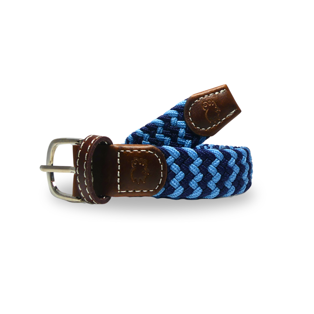 The Lil' Nantucket Kid's Herringbone Woven Stretch Golf Belt