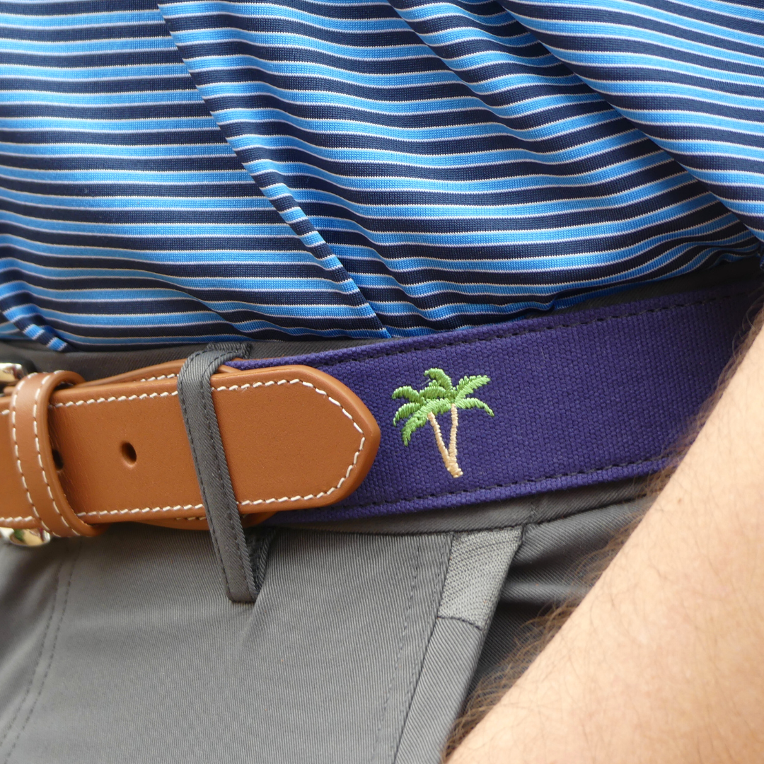 The 5 O'clock Embroidered Belt