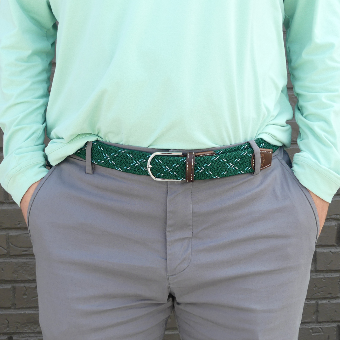 The Magazine Woven Stretch Golf Belt