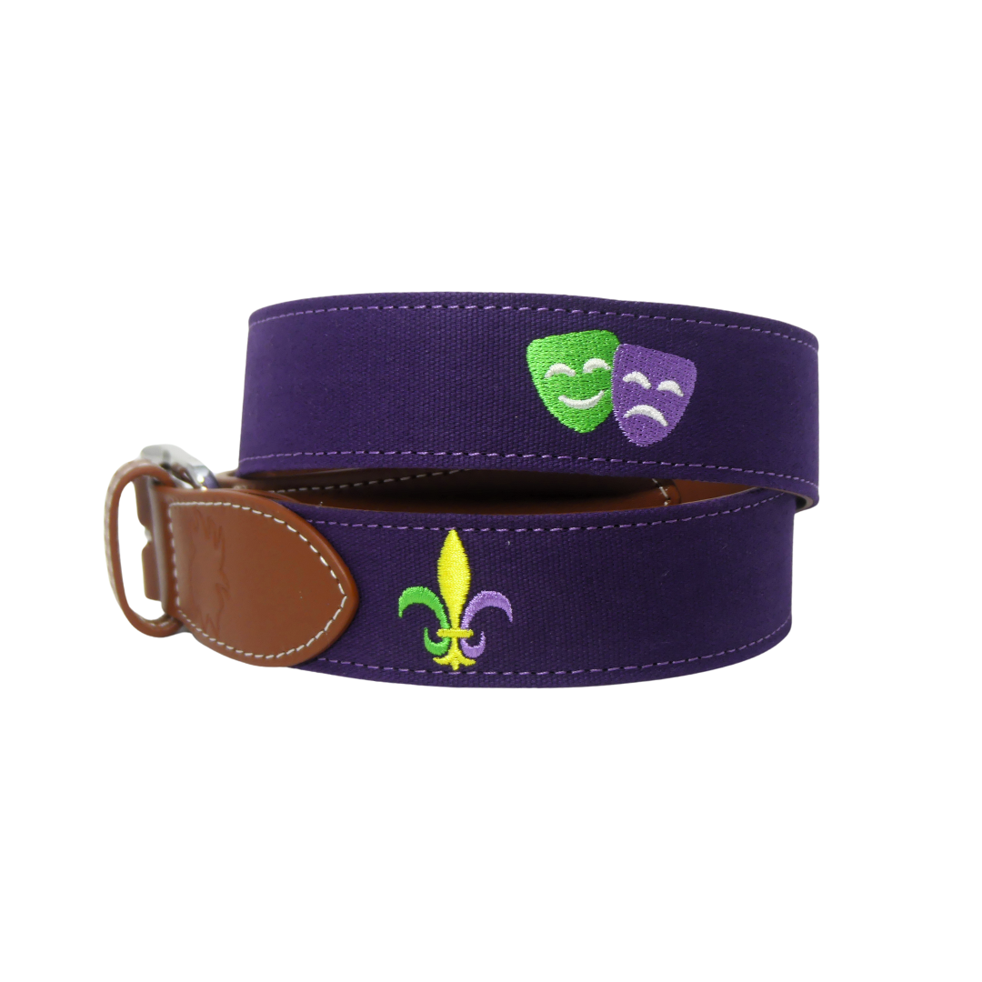 The Carnival Embroidered Belt- Mardi Gras 2024 Special Release