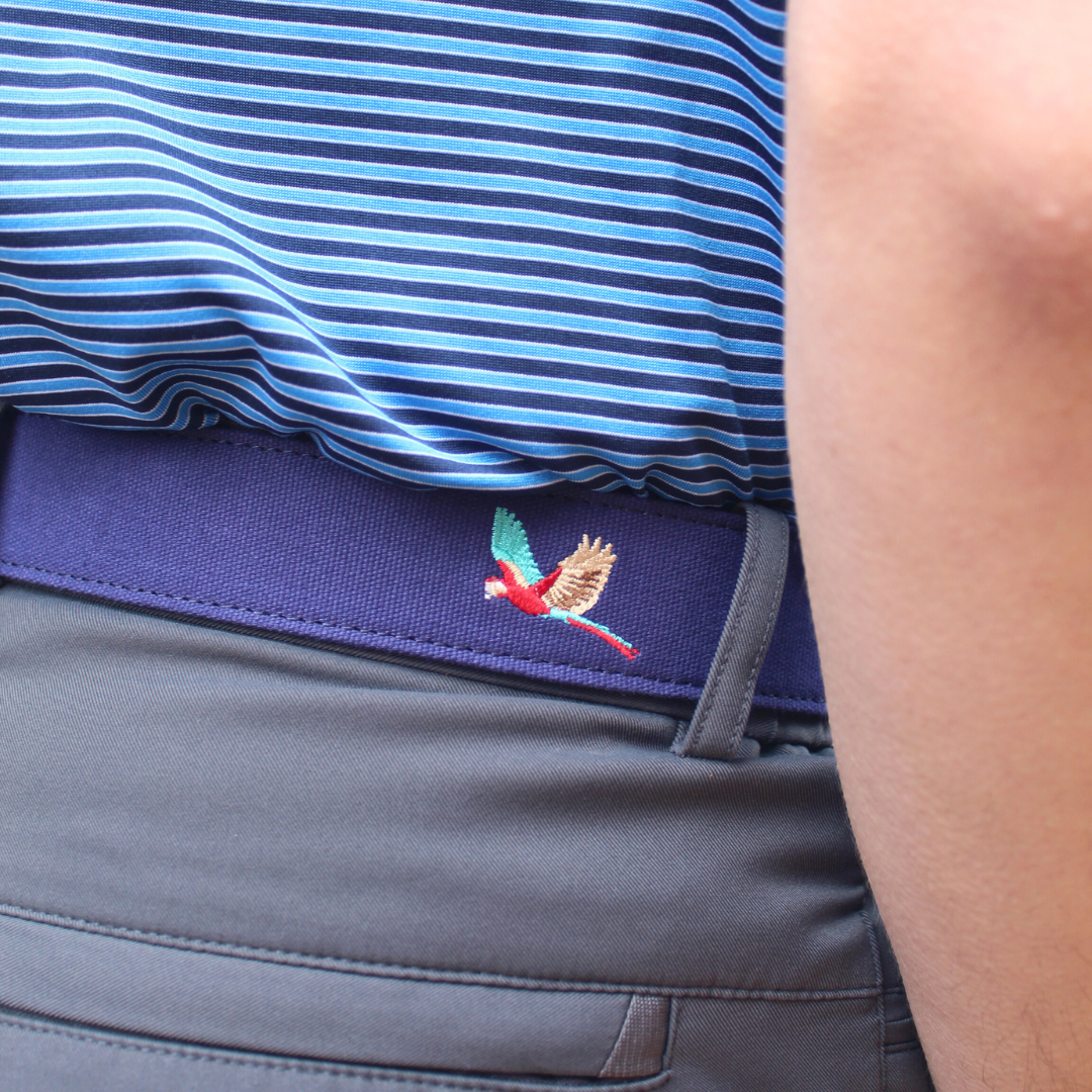 The 5 O'clock Embroidered Belt