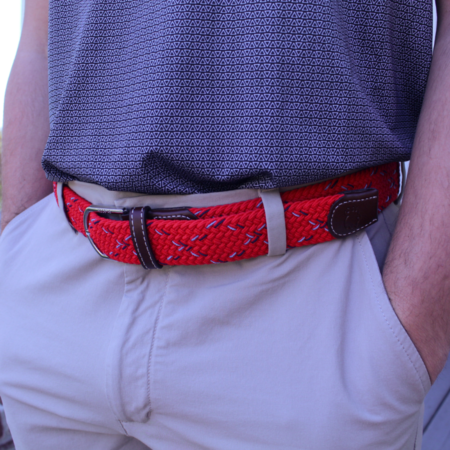 The Lamar woven stretch belt