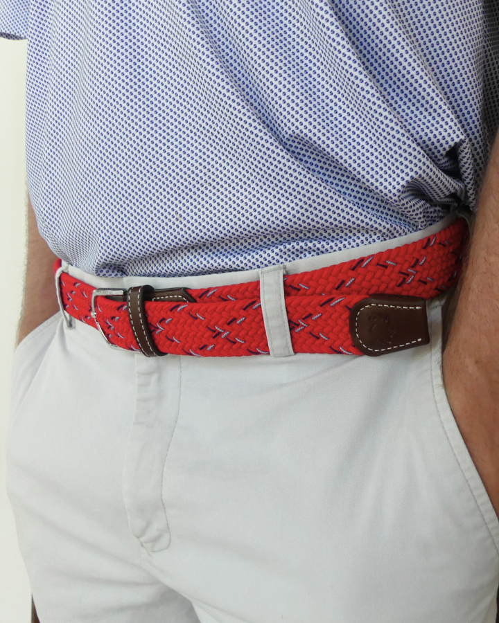 The Lamar woven stretch belt