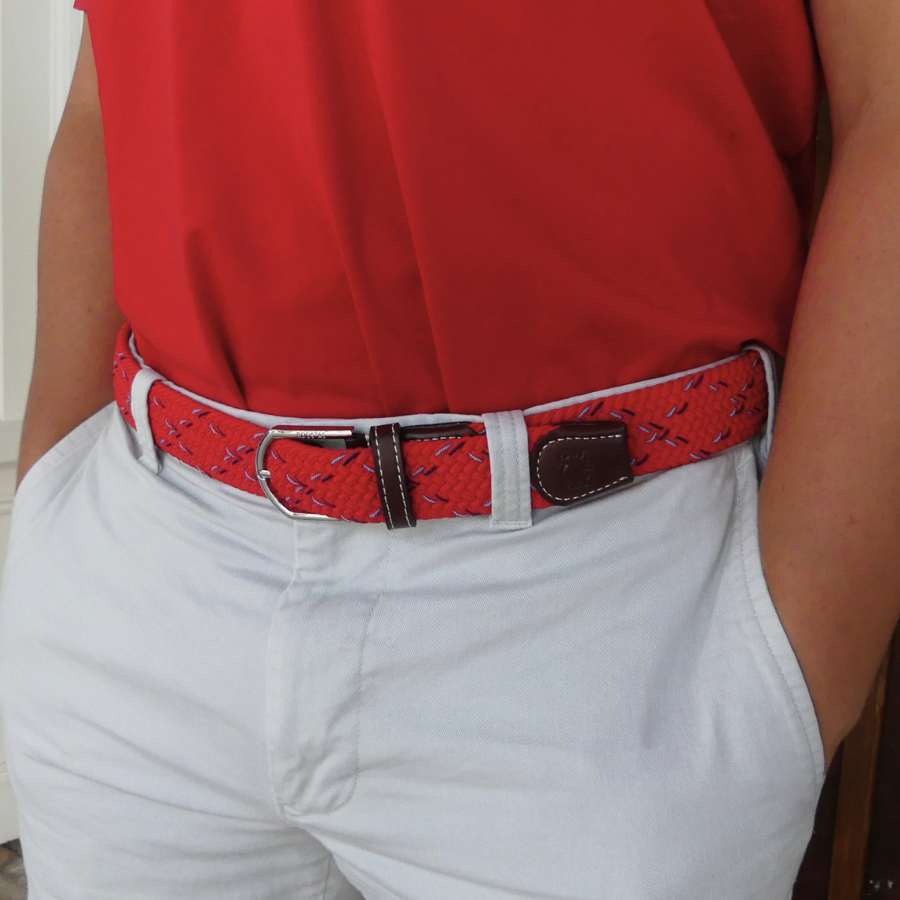 The Lamar woven stretch belt