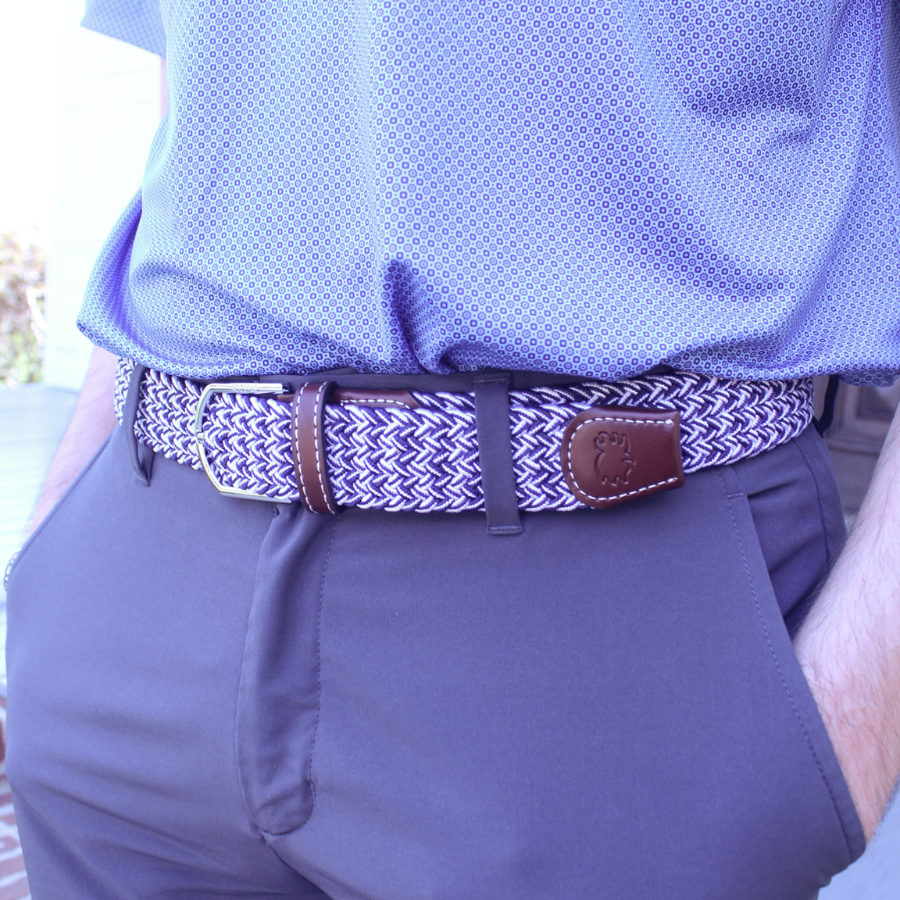 The Laurel Woven Stretch Belt