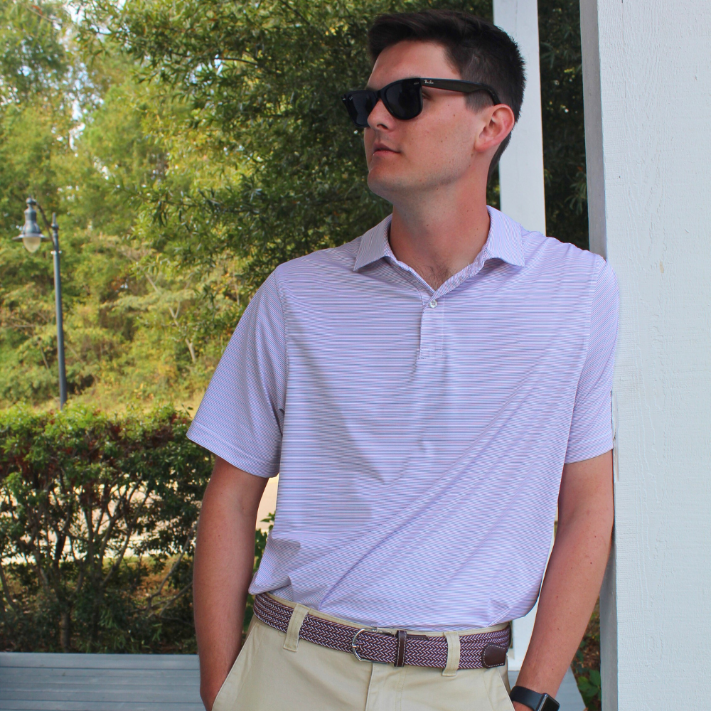 The Sedona Woven Elastic Stretch Golf Belt