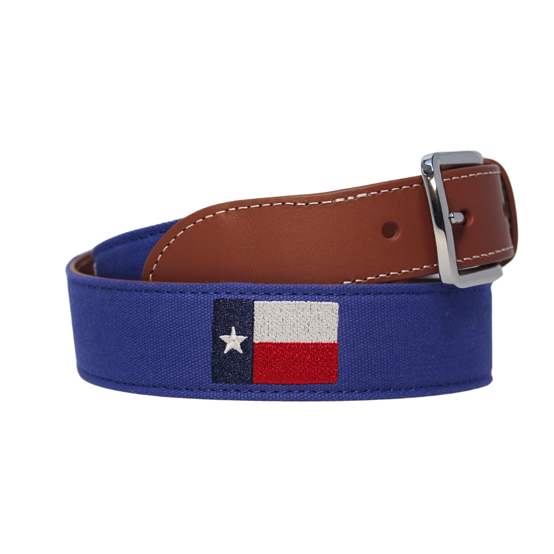 The Lone Star Embroidered Belt