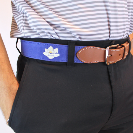 The Magnolia State Embroidered Belt