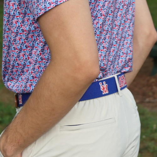 Ole Miss Navy Needlepoint