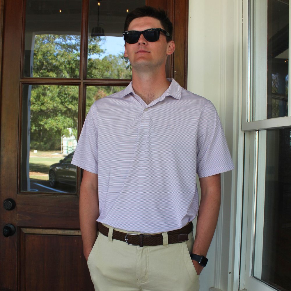 The Mojave Solid Woven Elastic Stretch Golf Belt