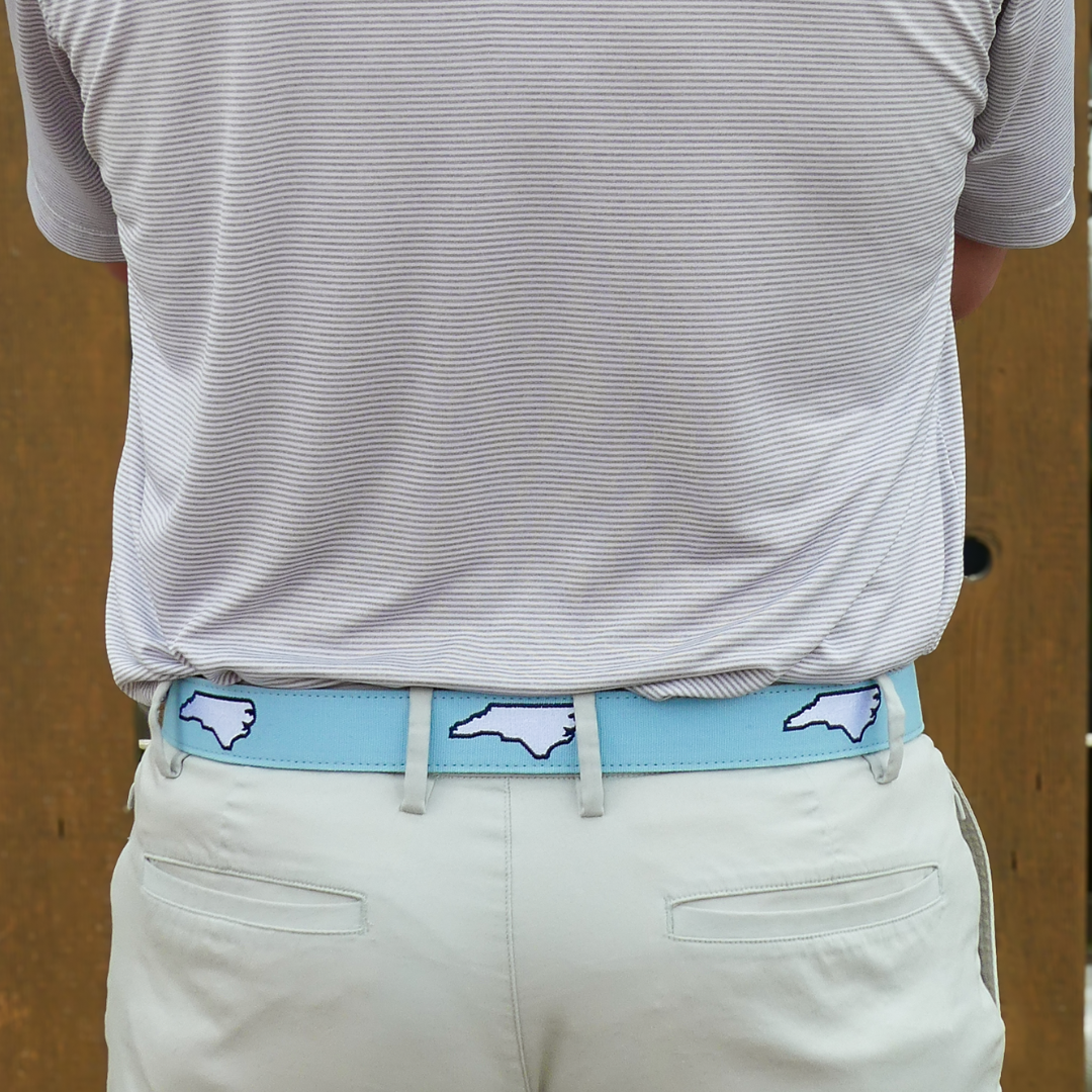 The Argyle Embroidered Belt