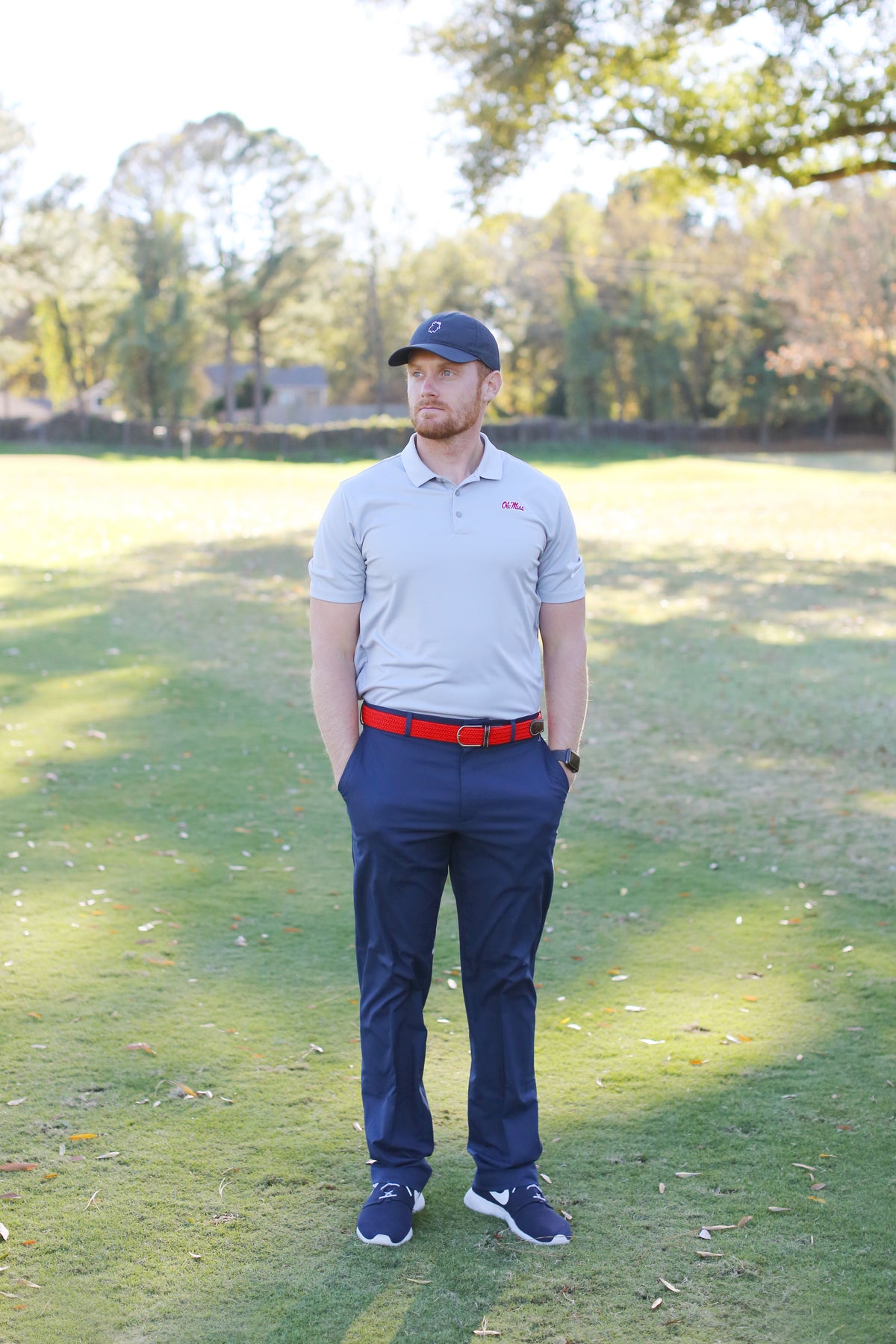 The Coral Gables Solid Woven Elastic Stretch Belt