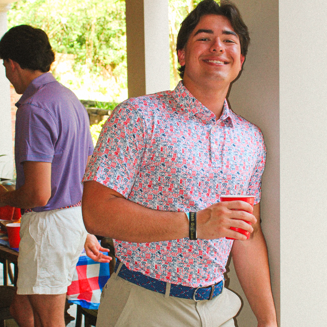 The Coney Island Woven Elastic Stretch Golf Belt
