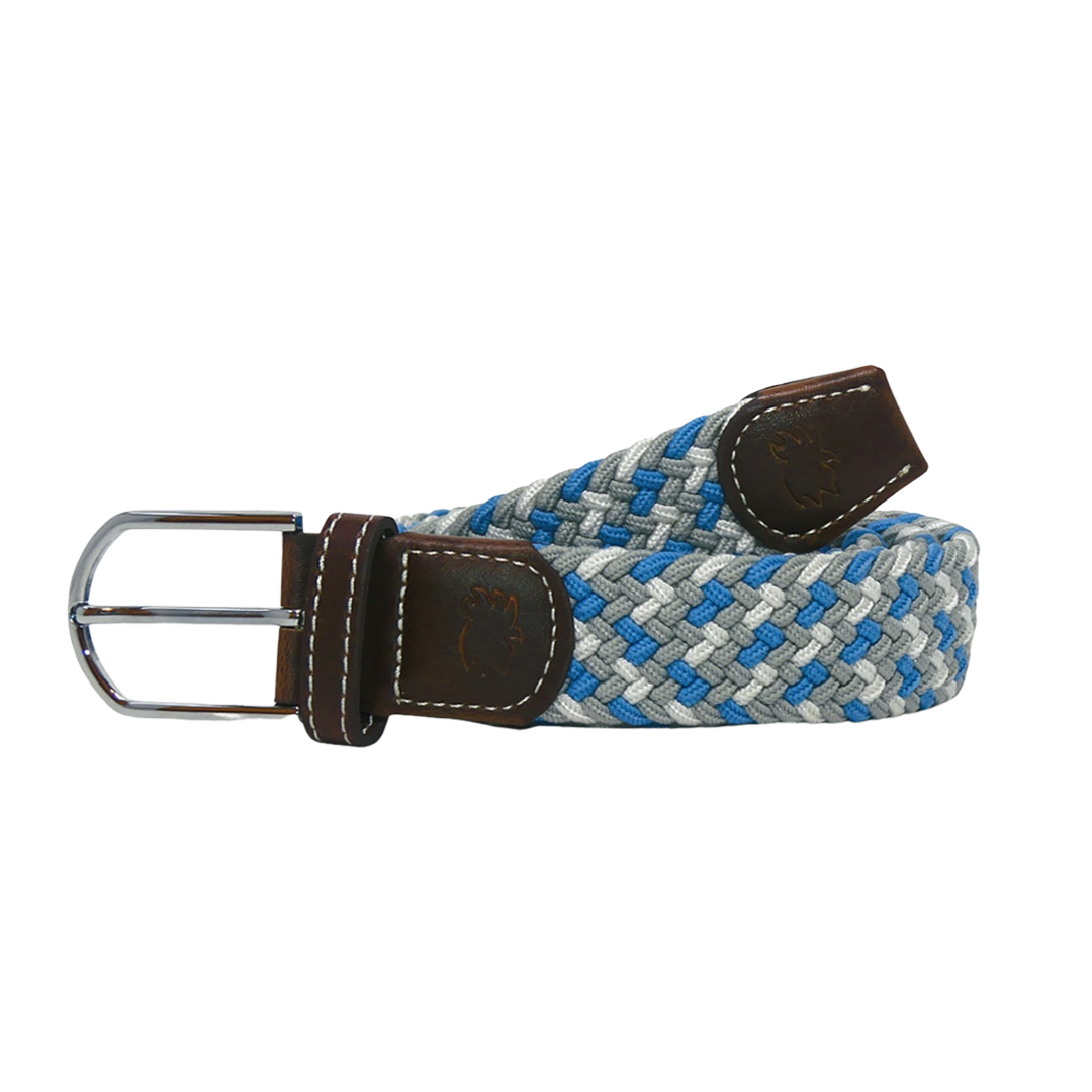 The Bayfield Tri-Color Woven Elastic Stretch Belt