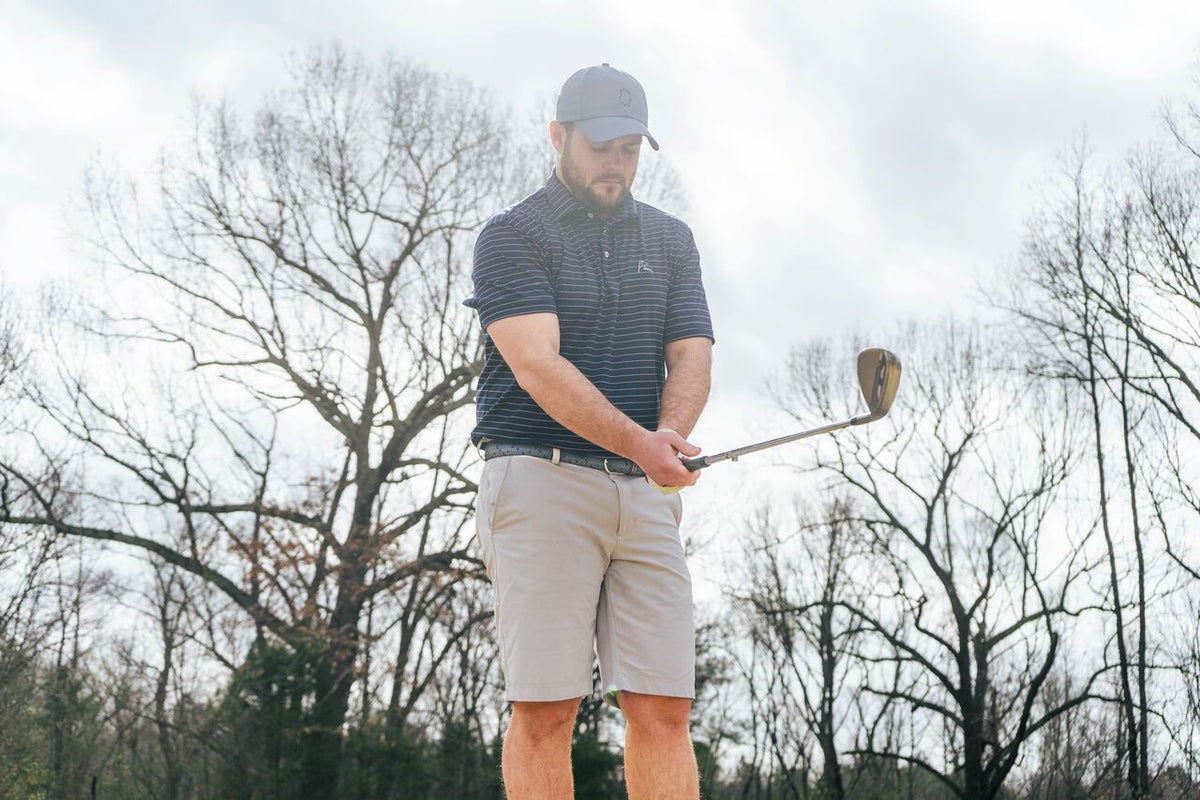 The Boulder Woven Elastic Stretch Golf Belt