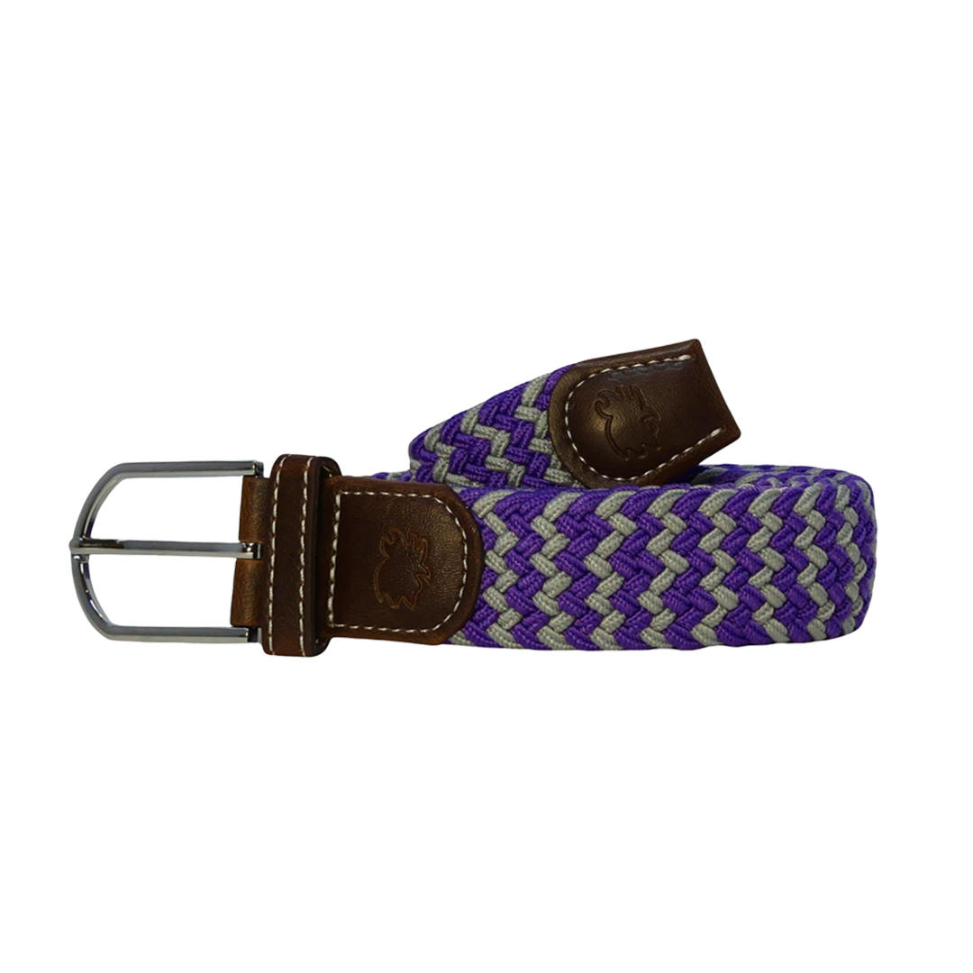 The Colonial Two Toned Woven Elastic Stretch Belt