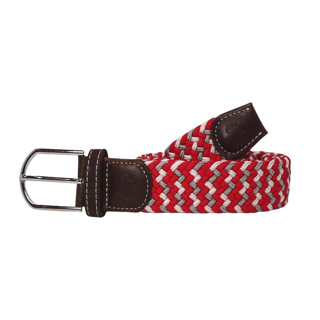 The Dublin Two Toned Woven Elastic Stretch Belt