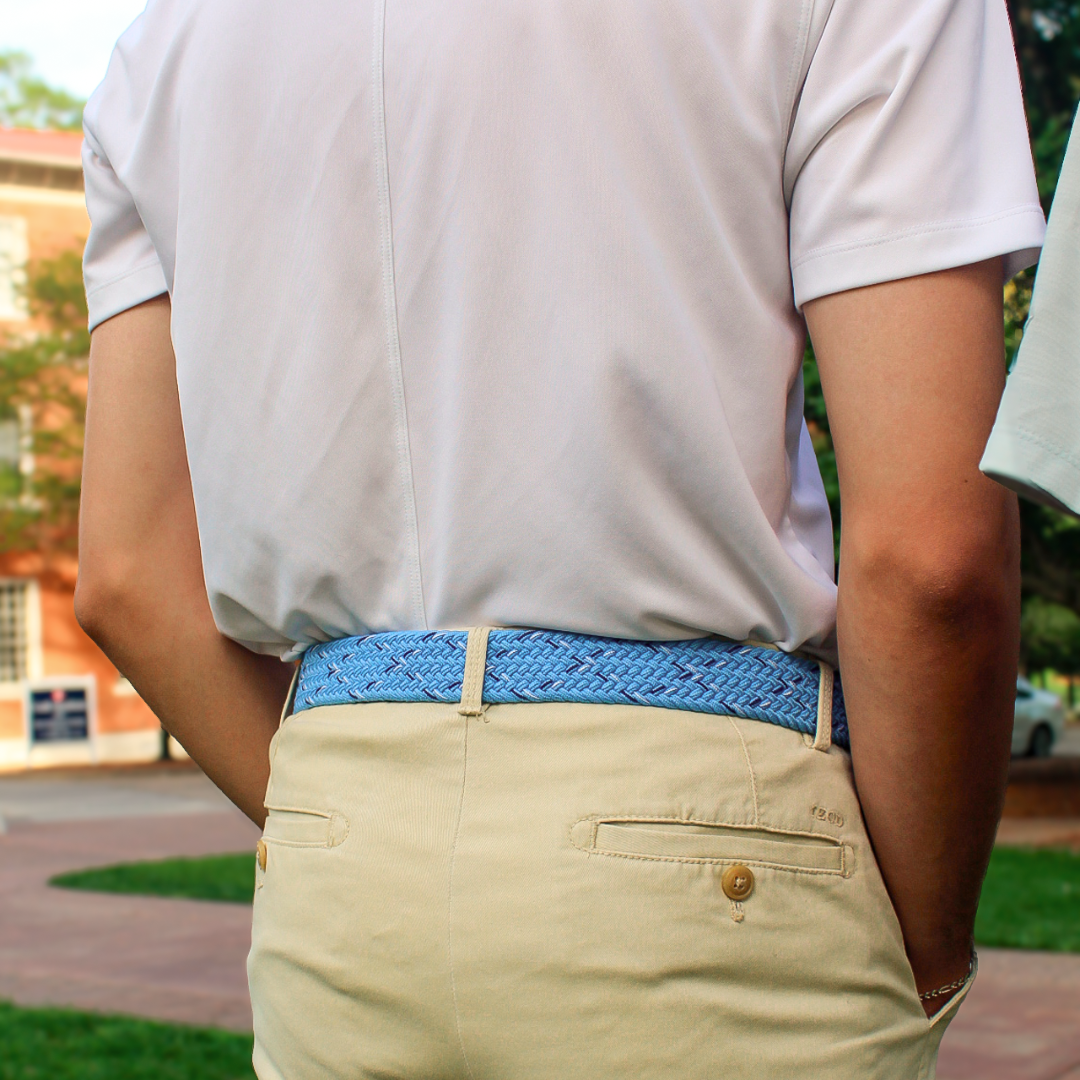 The Kitty Hawk Woven Elastic Stretch Golf Belt