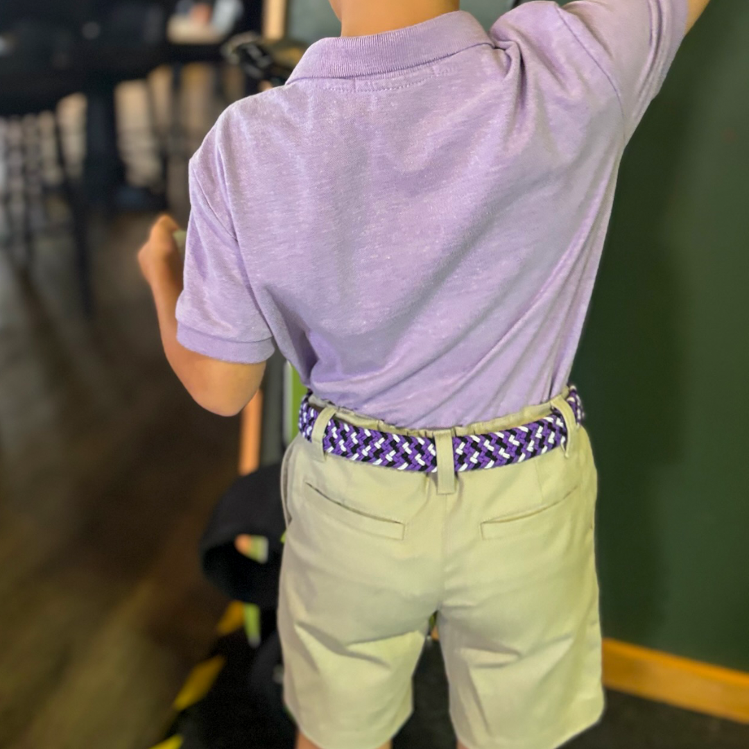 The Lil' Sundance Kid's Herringbone Woven Stretch Belt- 15% OFF SALE