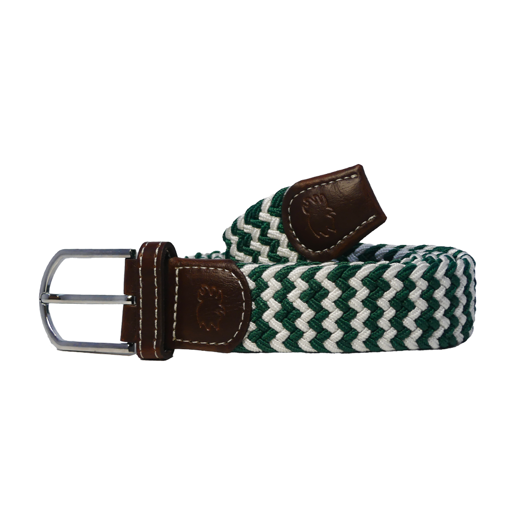 The La Jolla Two Toned Woven Elastic Stretch Belt