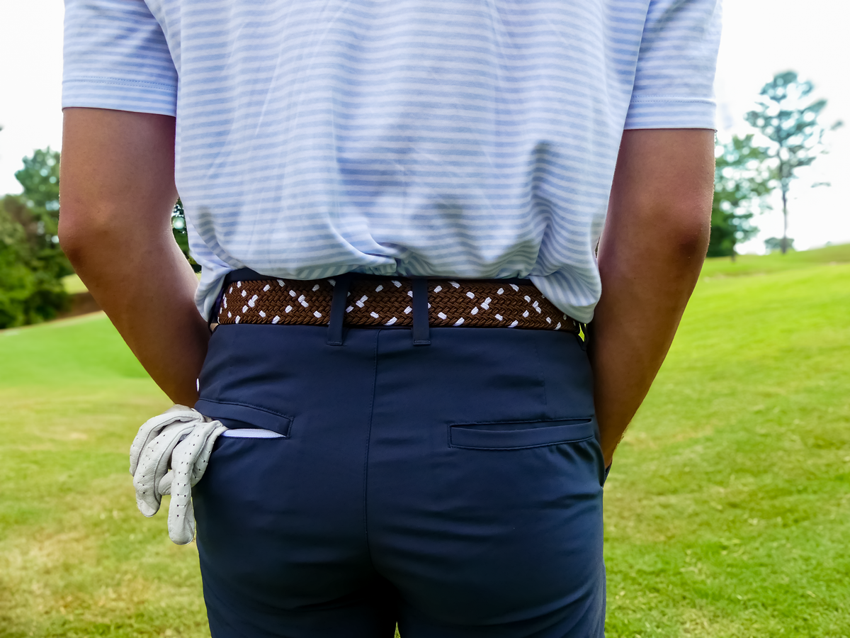 The Lima Woven Stretch Golf Belt
