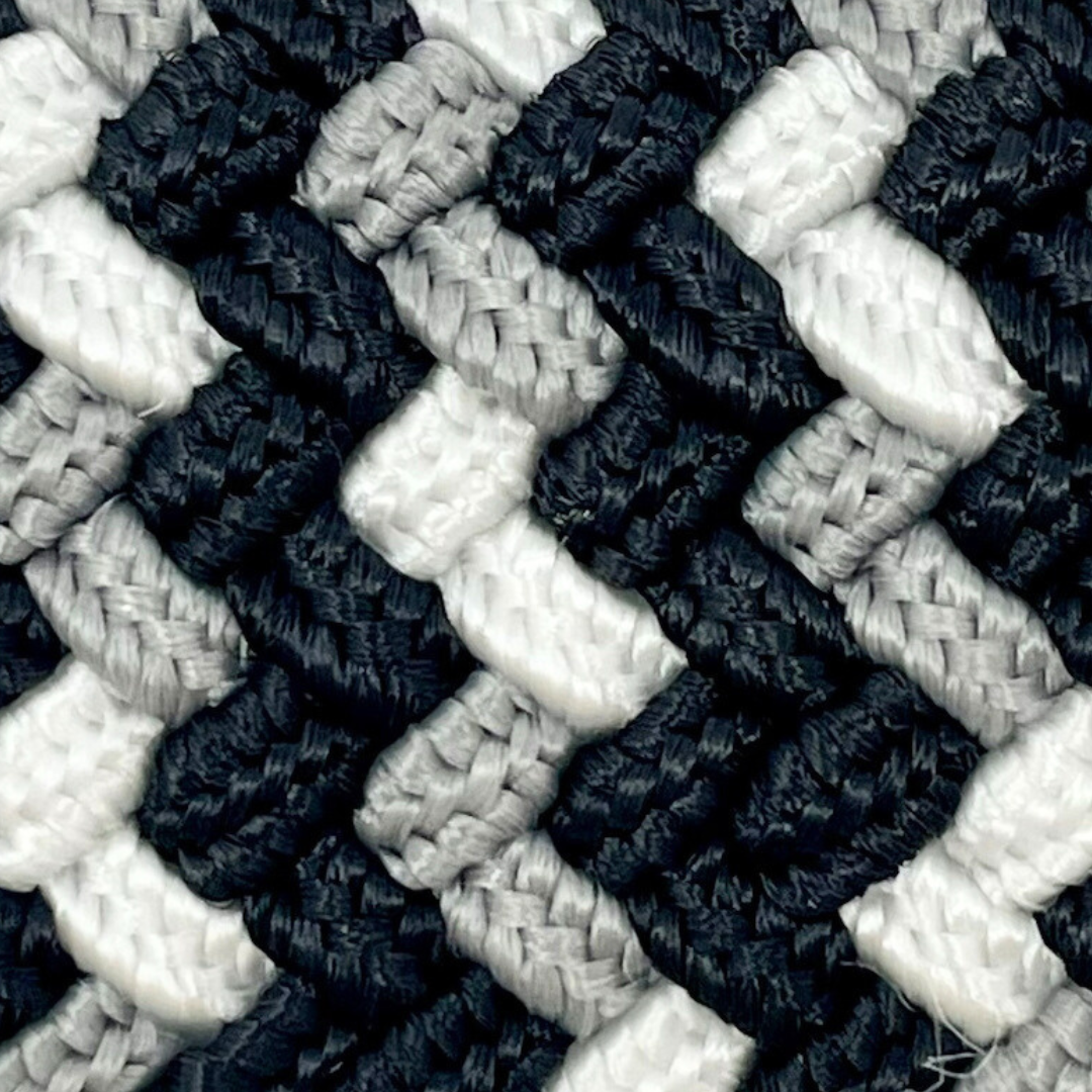 The Lil' Baja Kid's Tri-Color Woven Stretch Golf Belt