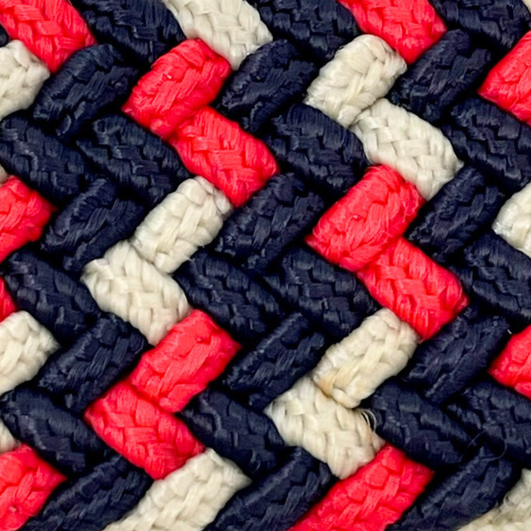 The Lil' Oxford Kid's Tri-Color Woven Stretch Golf Belt