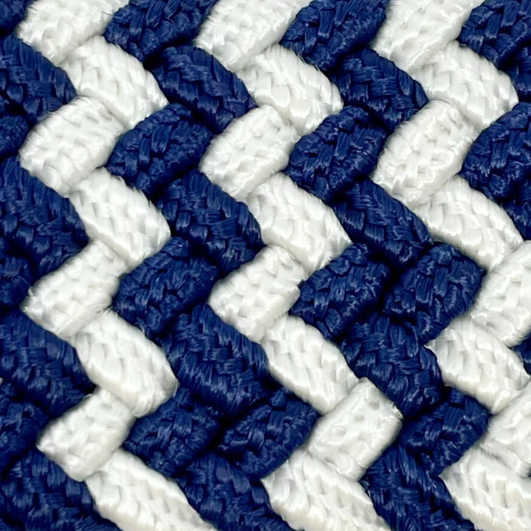 The Cape Cod Two Toned Woven Elastic Belt