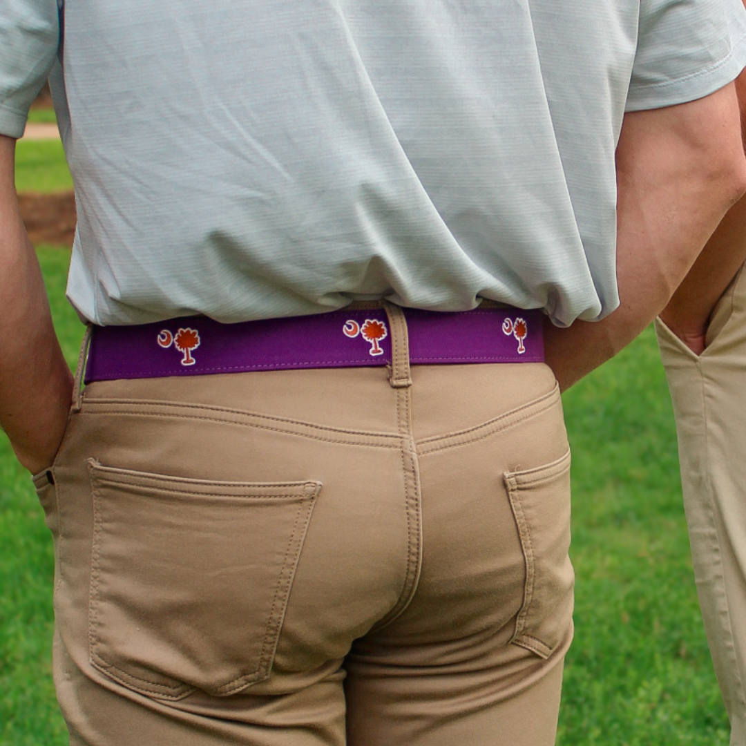 The Fort Hill Embroidered Belt
