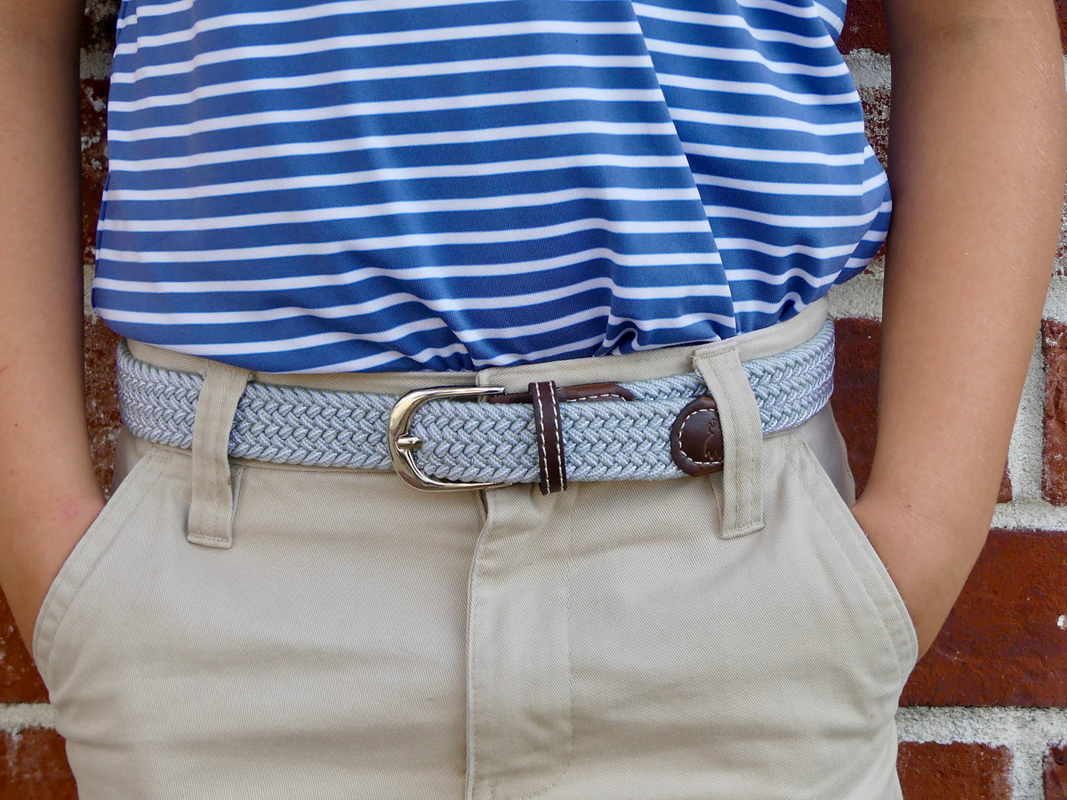 The Lil' Kohler Kid's Herringbone Woven Stretch Golf Belt