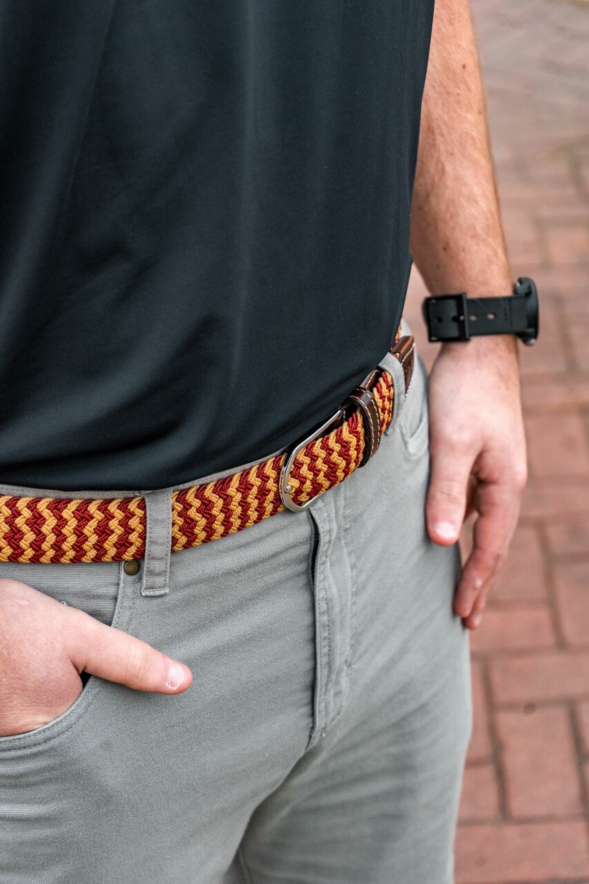 The Renegade Woven Elastic Stretch Golf Belt- LAST CHANCE