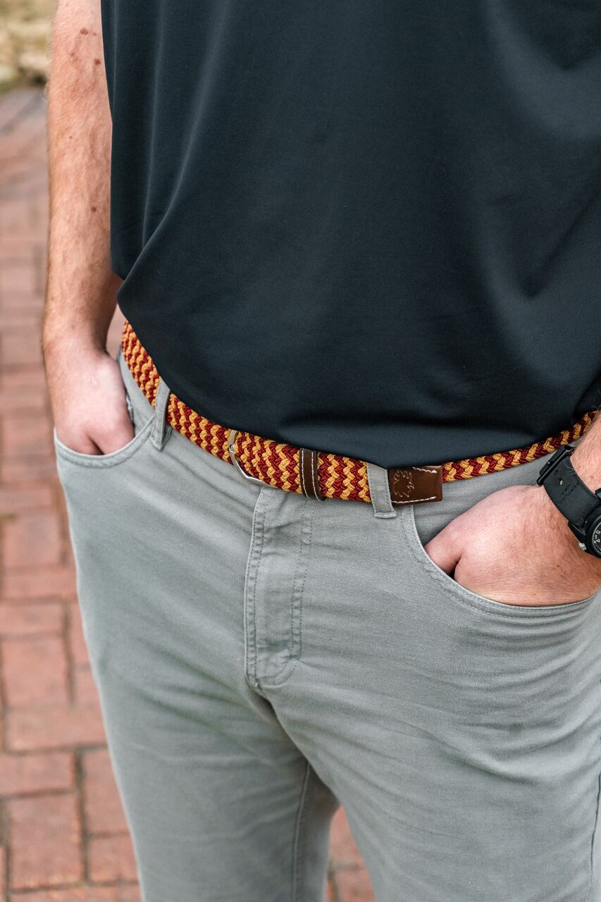 The Renegade Woven Elastic Stretch Golf Belt- LAST CHANCE